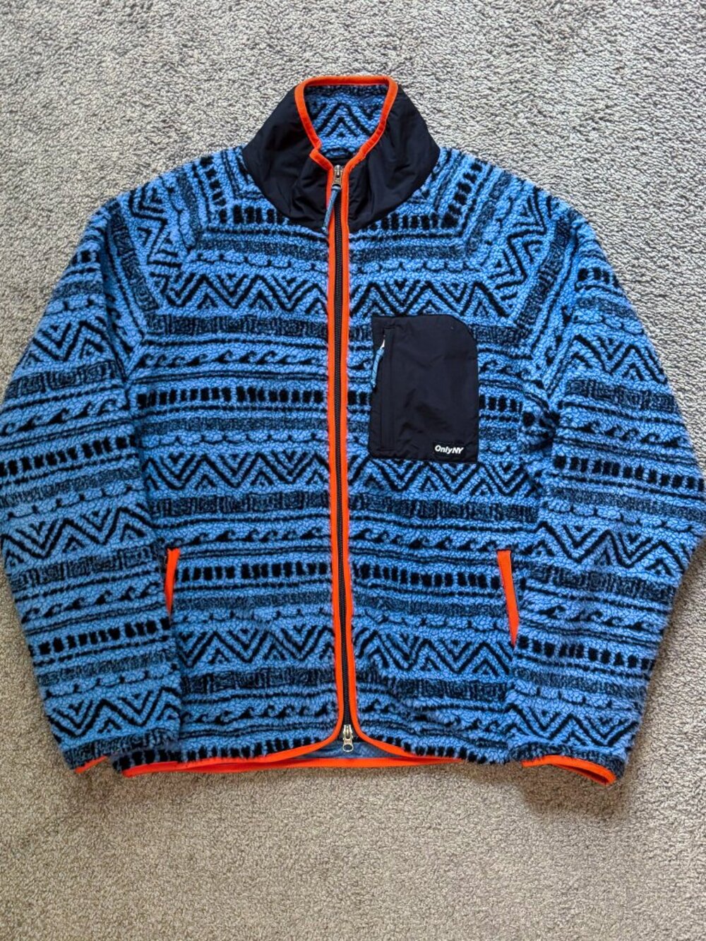 USED Only NY Fleece Jacket M